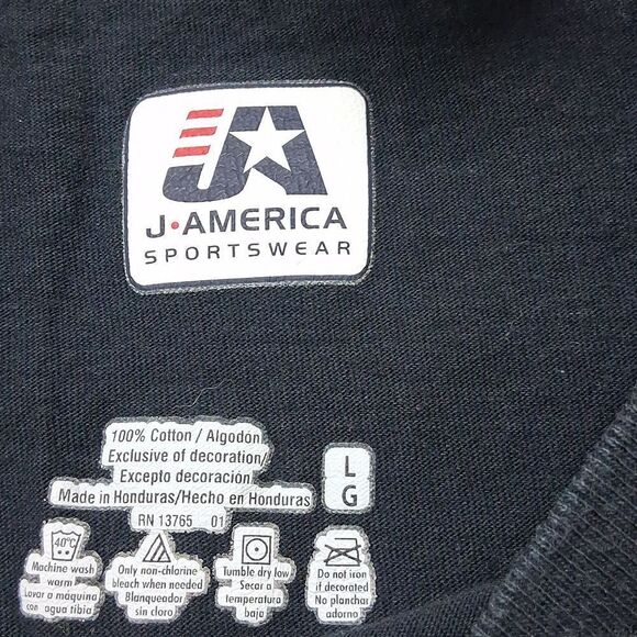 Unisex Hawkeyes J America Size Large Short Sleeve Shirt - Picture 4 of 4